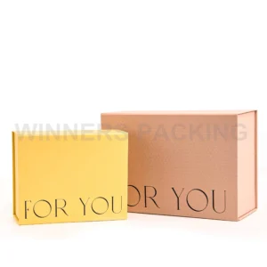 Eco-Friendly Textured Special Paper Foldable Gift Box – Sustainable Luxury Packaging